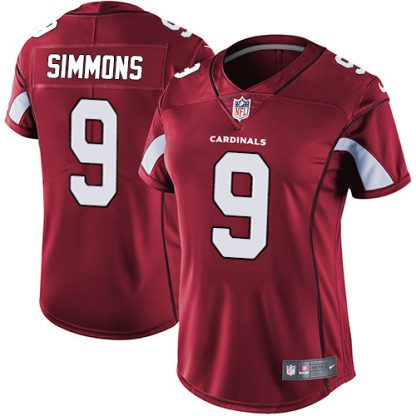 Nike Arizona Cardinals #9 Isaiah Simmons Red Team Color Women's Stitched NFL Vapor Untouchable Limited Jersey