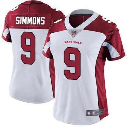 Nike Arizona Cardinals #9 Isaiah Simmons White Women's Stitched NFL Vapor Untouchable Limited Jersey