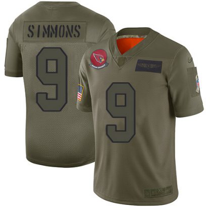 Nike Arizona Cardinals #9 Isaiah Simmons Camo Men's Stitched NFL Limited 2019 Salute To Service Jersey