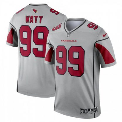 Arizona Arizona Cardinals #99 J.J. Watt Nike Men's Silver Inverted Legend Jersey