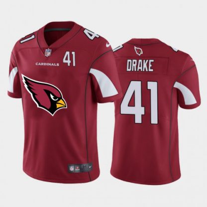 Arizona Arizona Cardinals #41 Kenyan Drake Red Men's Nike Big Team Logo Player Vapor Limited NFL Jersey