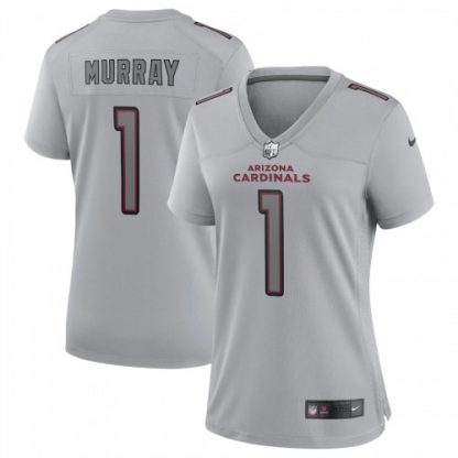 Arizona Arizona Cardinals #1 Kyler Murray Nike Women's Gray Atmosphere Fashion Game Jersey