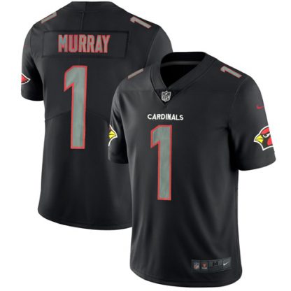 Nike Arizona Cardinals #1 Kyler Murray Black Men's Stitched NFL Limited Rush Impact Jersey