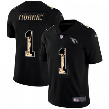 Arizona Arizona Cardinals #1 Kyler Murray Carbon Black Vapor Statue Of Liberty Limited NFL Jersey