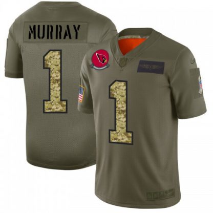 Arizona Arizona Cardinals #1 Kyler Murray Men's Nike 2019 Olive Camo Salute To Service Limited NFL Jersey