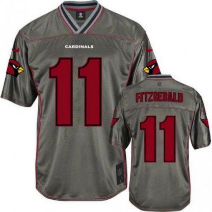 Nike Arizona Cardinals #11 Larry Fitzgerald Grey Youth Stitched NFL Elite Vapor Jersey