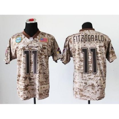 Nike Arizona Cardinals #11 Larry Fitzgerald Camo Men's Stitched NFL New Elite USMC Jersey