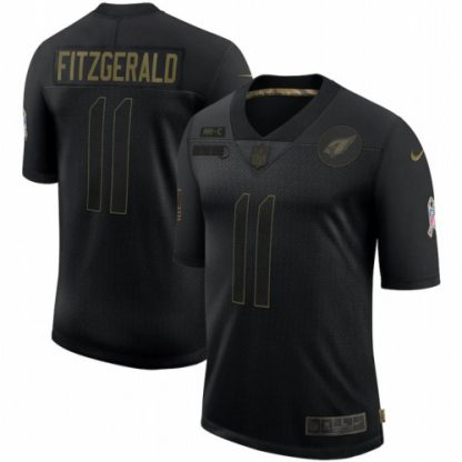 Arizona Arizona Cardinals #11 Larry Fitzgerald Nike 2020 Salute To Service Limited Jersey Black