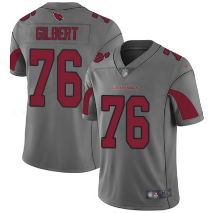 Nike Arizona Cardinals #76 Marcus Gilbert Silver Youth Stitched NFL Limited Inverted Legend Jersey