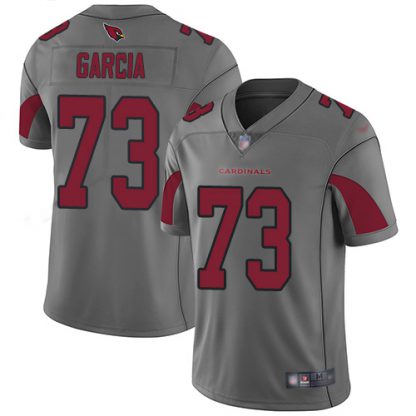 Nike Arizona Cardinals #73 Max Garcia Silver Youth Stitched NFL Limited Inverted Legend Jersey
