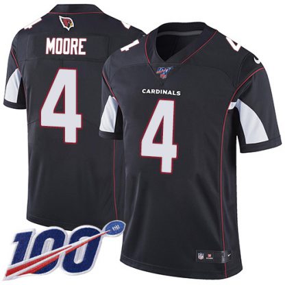 Nike Arizona Cardinals #4 Rondale Moore Black Alternate Youth Stitched NFL 100th Season Vapor Untouchable Limited Jersey