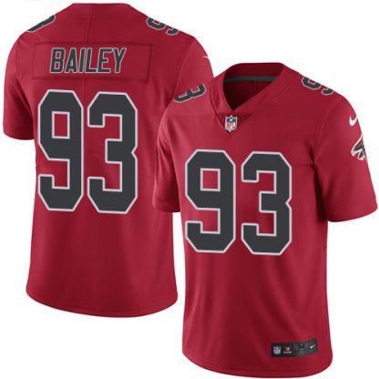 Nike Atlanta Falcons #93 Allen Bailey Red Men's Stitched NFL Limited Rush Jersey