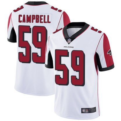 Nike Atlanta Falcons #59 De'Vondre Campbell White Men's Stitched NFL Vapor Untouchable Limited Jersey