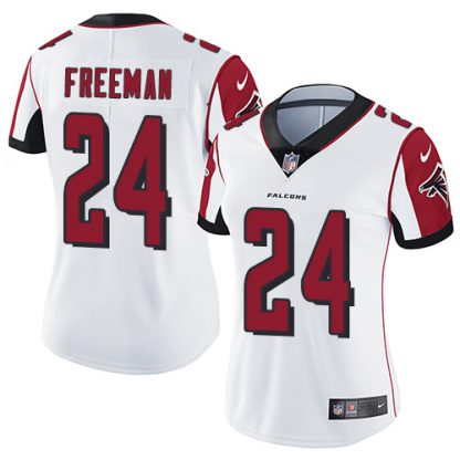 Nike Atlanta Falcons #24 Devonta Freeman White Women's Stitched NFL Vapor Untouchable Limited Jersey