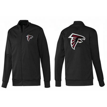 NFL Atlanta Atlanta Falcons Team Logo Jacket Black_1