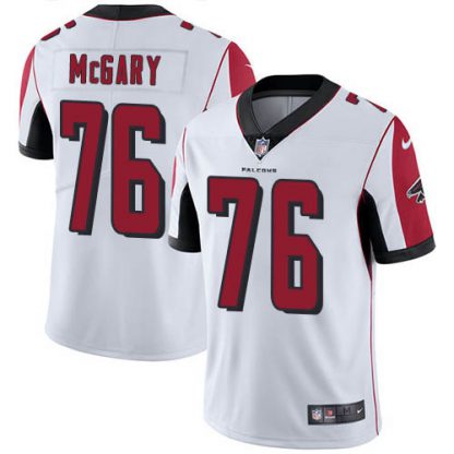 Nike Atlanta Falcons #76 Kaleb McGary White Men's Stitched NFL Vapor Untouchable Limited Jersey
