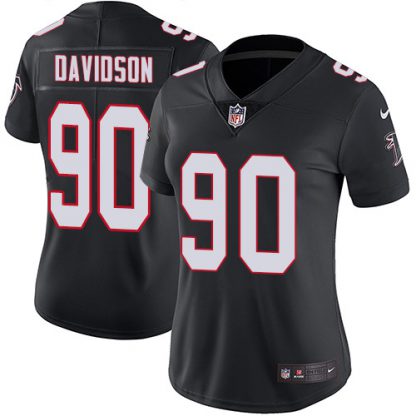 Nike Atlanta Falcons #90 Marlon Davidson Black Alternate Women's Stitched NFL Vapor Untouchable Limited Jersey