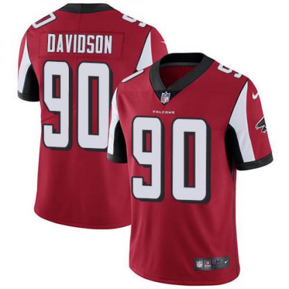 Nike Atlanta Falcons #90 Marlon Davidson Red Team Color Men's Stitched NFL Vapor Untouchable Limited Jersey