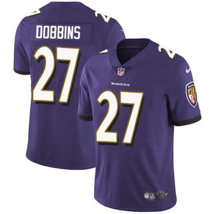 Nike Baltimore Ravens #27 J.K. Dobbins Purple Team Color Youth Stitched NFL Vapor Untouchable Limited Jersey