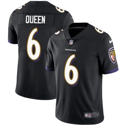 Nike Baltimore Ravens #6 Patrick Queen Black Alternate Men's Stitched NFL Vapor Untouchable Limited Jersey