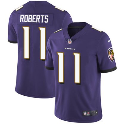 Nike Baltimore Ravens #11 Seth Roberts Purple Team Color Youth Stitched NFL Vapor Untouchable Limited Jersey