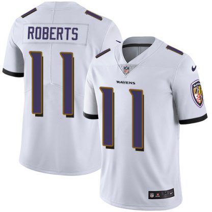 Nike Baltimore Ravens #11 Seth Roberts White Youth Stitched NFL Vapor Untouchable Limited Jersey