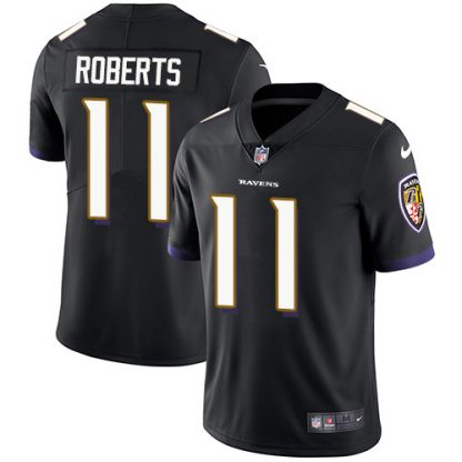 Nike Baltimore Ravens #11 Seth Roberts Black Alternate Youth Stitched NFL Vapor Untouchable Limited Jersey