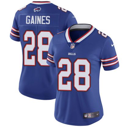 Nike Buffalo Bills #28 E.J. Gaines Royal Blue Team Color Women's Stitched NFL Vapor Untouchable Limited Jersey
