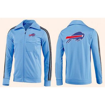 NFL Buffalo Buffalo Bills Team Logo Jacket Light Blue