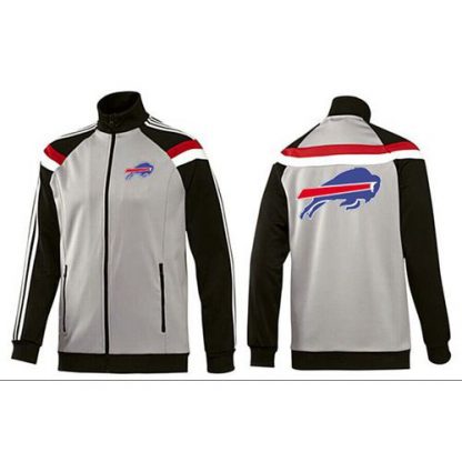 NFL Buffalo Buffalo Bills Team Logo Jacket Grey
