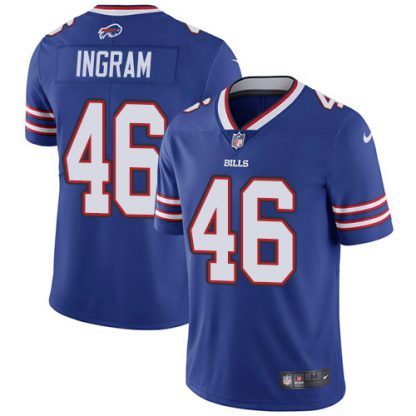 Nike Buffalo Bills #46 Ja'Marcus Ingram Royal Blue Team Color Men's Stitched NFL Vapor Untouchable Limited Jersey