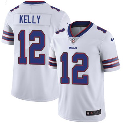 Nike Buffalo Bills #12 Jim Kelly White Youth Stitched NFL Vapor Untouchable Limited Jersey