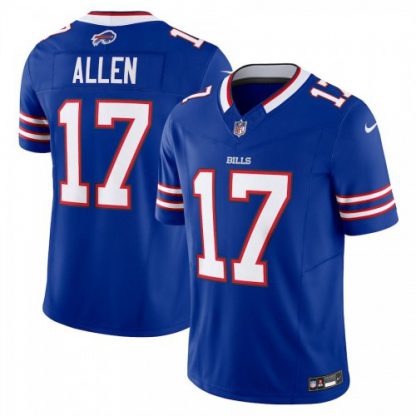 Buffalo Buffalo Bills #17 Josh Allen Nike Men's Royal Vapor F.U.S.E. Limited Jersey