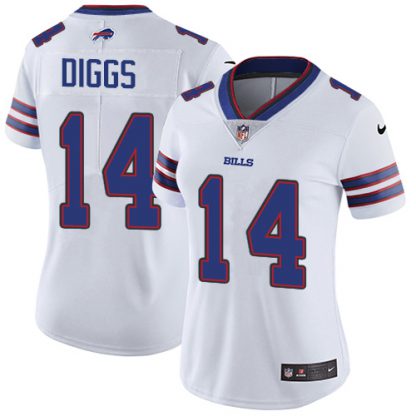 Nike Buffalo Bills #14 Stefon Diggs White Women's Stitched NFL Vapor Untouchable Limited Jersey
