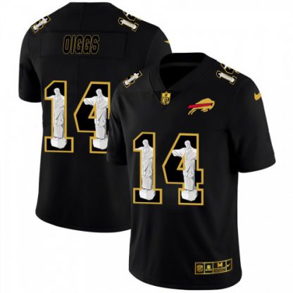 Buffalo Buffalo Bills #14 Stefon Diggs Men's Nike Carbon Black Vapor Cristo Redentor Limited NFL Jersey