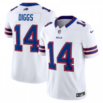 Buffalo Buffalo Bills #14 Stefon Diggs Nike Men's White Vapor F.U.S.E. Limited Jersey