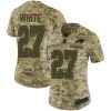 Nike Buffalo Bills #27 Tre'Davious White Camo Women's Stitched NFL Limited 2018 Salute to Service Jersey