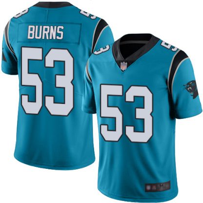Nike Carolina Panthers #53 Brian Burns Blue Alternate Youth Stitched NFL Vapor Untouchable Limited Jersey