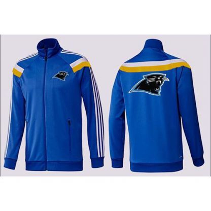 NFL Carolina Carolina Panthers Team Logo Jacket Blue_5