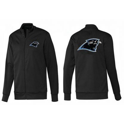 NFL Carolina Carolina Panthers Team Logo Jacket Black_1