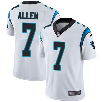 Nike Carolina Panthers #7 Kyle Allen White Men's Stitched NFL Vapor Untouchable Limited Jersey