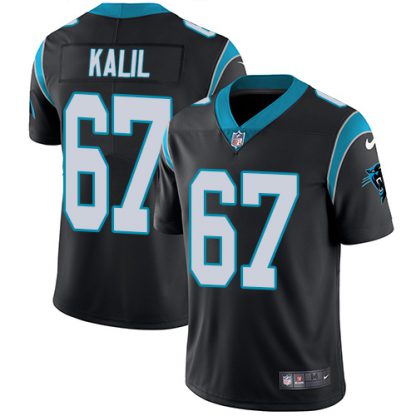 Nike Carolina Panthers #67 Ryan Kalil Black Team Color Youth Stitched NFL Vapor Untouchable Limited Jersey