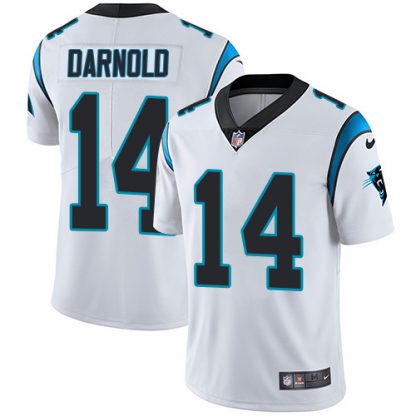 Nike Carolina Panthers #14 Sam Darnold White Men's Stitched NFL Vapor Untouchable Limited Jersey