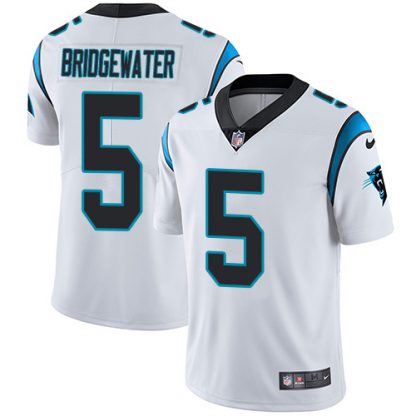 Nike Carolina Panthers #5 Teddy Bridgewater White Men's Stitched NFL Vapor Untouchable Limited Jersey