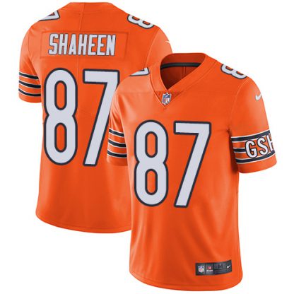 Nike Chicago Bears #87 Adam Shaheen Orange Youth Stitched NFL Limited Rush Jersey
