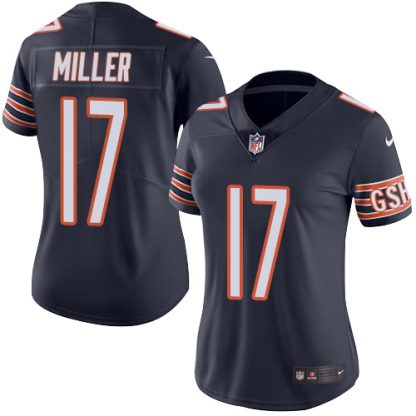 Nike Chicago Bears #17 Anthony Miller Navy Blue Team Color Women's Stitched NFL Vapor Untouchable Limited Jersey