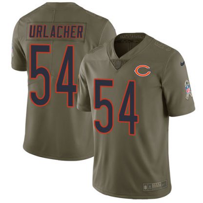 Nike Chicago Bears #54 Brian Urlacher Olive Youth Stitched NFL Limited 2017 Salute to Service Jersey