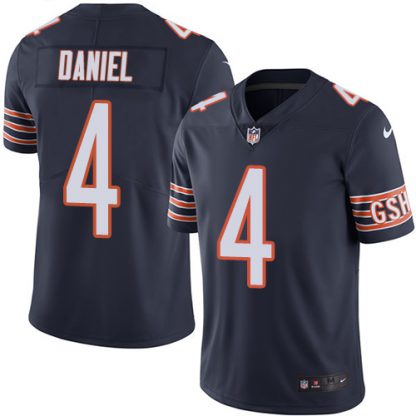 Nike Chicago Bears #4 Chase Daniel Navy Blue Team Color Men's Stitched NFL Vapor Untouchable Limited Jersey