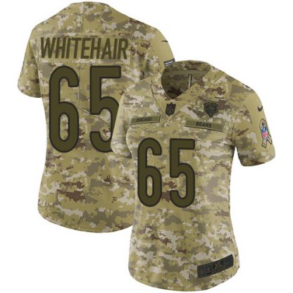 Nike Chicago Bears #65 Cody Whitehair Camo Women's Stitched NFL Limited 2018 Salute to Service Jersey