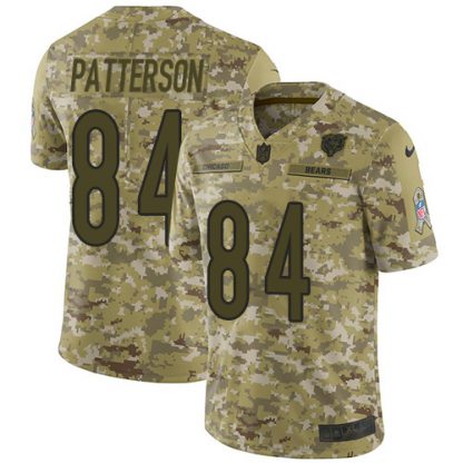 Nike Chicago Bears #84 Cordarrelle Patterson Camo Youth Stitched NFL Limited 2018 Salute To Service Jersey